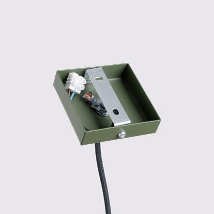 Brilagi - LED-riippuvalaisin ripustusköydellä CRESTO 1xGU10/10W/230V vihreä