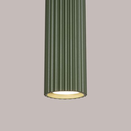 Brilagi - LED-riippuvalaisin ripustusköydellä CRESTO 1xGU10/10W/230V vihreä