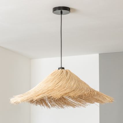 Brilagi - LED-riippuvalaisin ripustuslangalla CERIA BOHO 1xE27/40W/230V halkaisija 70 cm rottinki