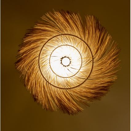 Brilagi - LED-riippuvalaisin ripustuslangalla CERIA BOHO 1xE27/40W/230V halkaisija 70 cm rottinki