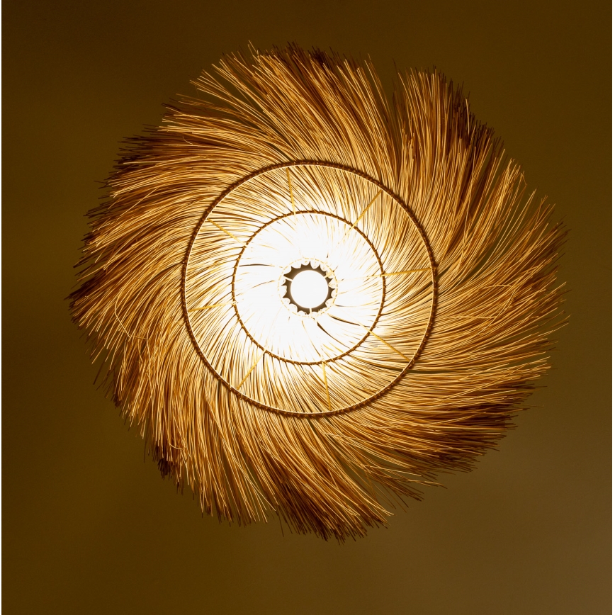 Brilagi - LED-riippuvalaisin ripustuslangalla CERIA BOHO 1xE27/40W/230V halkaisija 70 cm rottinki