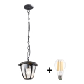 BRILAGI -  LED-riippuvalaisin ulkokäyttöön LUNA 1xE27/60W/230V IP44
