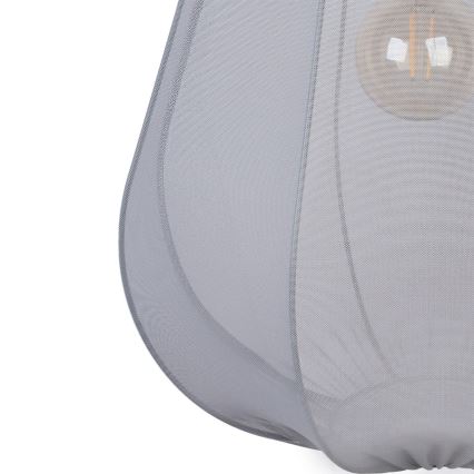 Brilagi - LED-riippuvalaisin vaijerilla ARVEN 1xE27/8W/230V Ø 37 cm harmaa