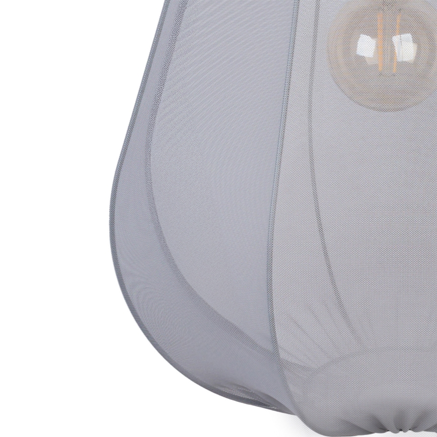 Brilagi - LED-riippuvalaisin vaijerilla ARVEN 1xE27/8W/230V Ø 37 cm harmaa