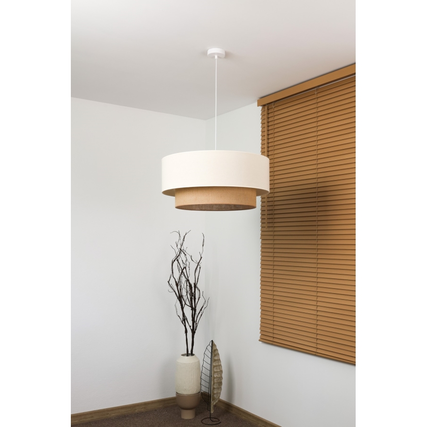 Brilagi - LED-riippuvalaisin vaijerilla, Boho-tyyli, 3xE27/15W/230V, halkaisija 60 cm