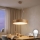 Brilagi - LED-riippuvalaisin vaijerilla CARVALHO MODERN 3xE27/60W/230V tammi, halkaisija 47,5 cm