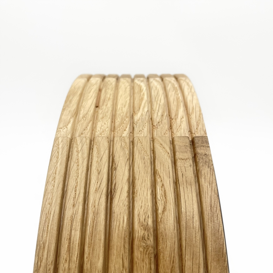 Brilagi - LED-riippuvalaisin vaijerilla CARVALHO MODERN 3xE27/60W/230V tammi, halkaisija 47,5 cm