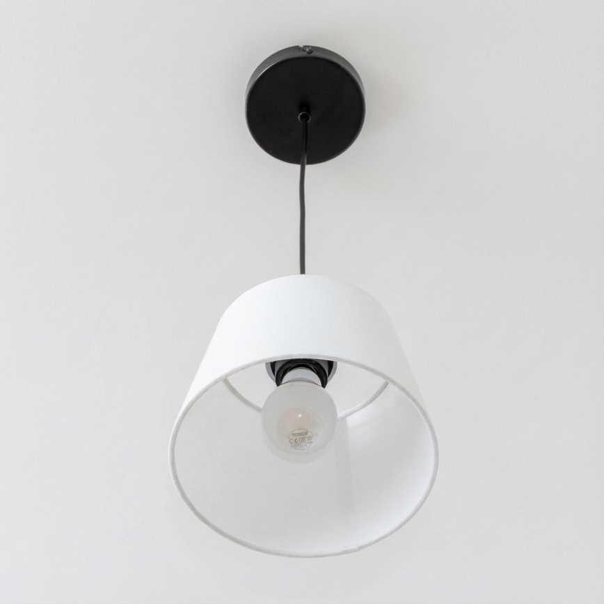 Brilagi - LED-riippuvalaisin vaijerilla CERIA 1xE27/40W/230V halkaisija 20,5 cm valkoinen