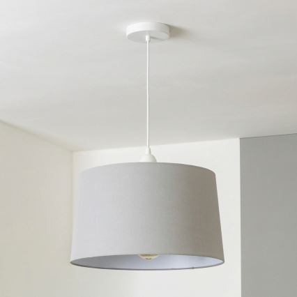 Brilagi - LED-riippuvalaisin vaijerilla CERIA 1xE27/40W/230V halkaisija 45 cm harmaa