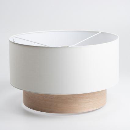 Brilagi - LED-riippuvalaisin vaijerilla CERIA 1xE27/40W/230V halkaisija 50 cm valkoinen/beige