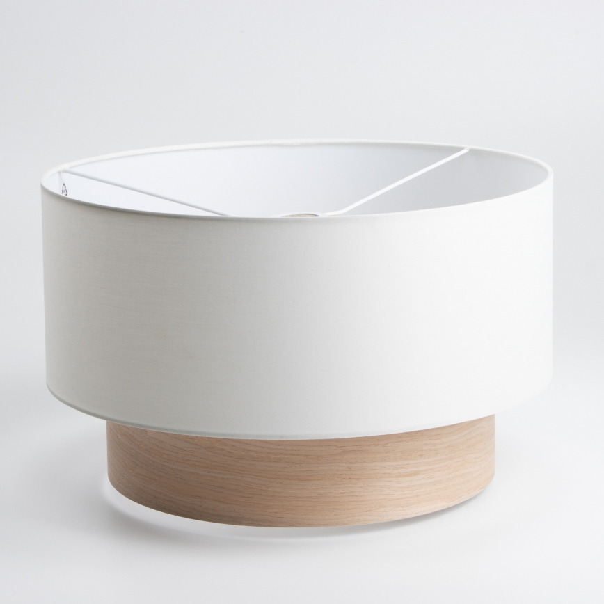 Brilagi - LED-riippuvalaisin vaijerilla CERIA 1xE27/40W/230V halkaisija 50 cm valkoinen/beige