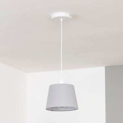 Brilagi - LED-riippuvalaisin vaijerilla CERIA 1xE27/40W/230V Ø 20,5 cm harmaa