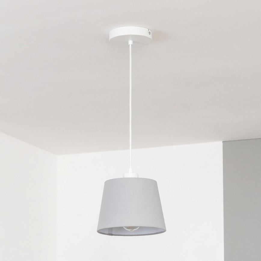 Brilagi - LED-riippuvalaisin vaijerilla CERIA 1xE27/40W/230V Ø 20,5 cm harmaa