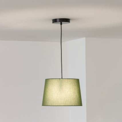 Brilagi - LED-riippuvalaisin vaijerilla CERIA 1xE27/40W/230V Ø 30 cm vihreä