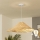 Brilagi - LED-riippuvalaisin vaijerilla CERIA BOHO 1xE27/40W/230V halkaisija 70 cm rottinki