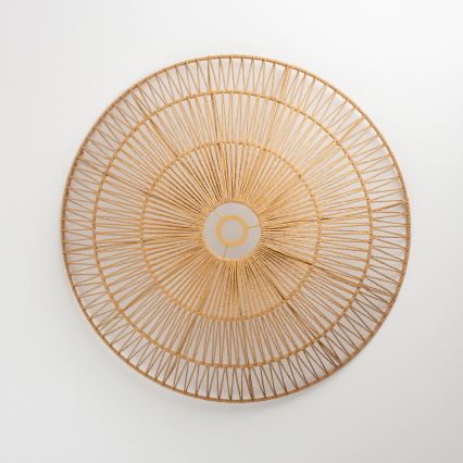 Brilagi - LED-riippuvalaisin vaijerilla CERIA BOHO 1xE27/40W/230V, halkaisija 70 cm, ruskea