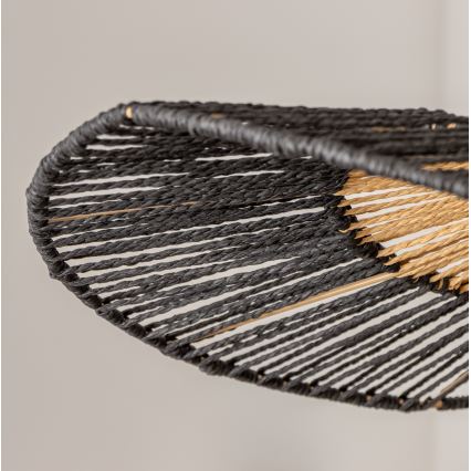 Brilagi - LED-riippuvalaisin vaijerilla CERIA BOHO 1xE27/40W/230V Ø 50 cm musta/ruskea