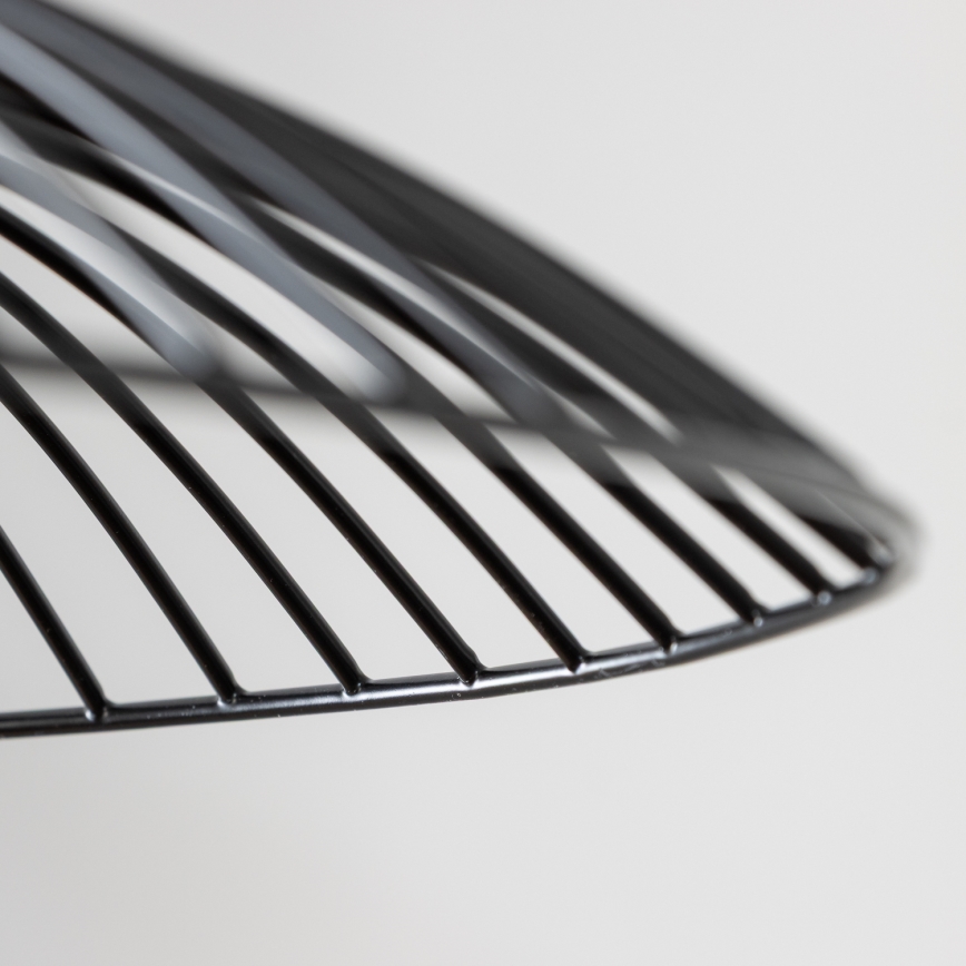 Brilagi - LED-riippuvalaisin vaijerilla CERIA WIRE 1xE27/40W/230V halkaisija 26 cm musta