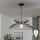 Brilagi - LED-riippuvalaisin vaijerilla CERIA WIRE 1xE27/40W/230V, halkaisija 60 cm, musta