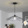 BRILAGI - LED-riippuvalaisin vaijerilla CERIA WIRE 1xE27/40W/230V Ø 60 cm musta