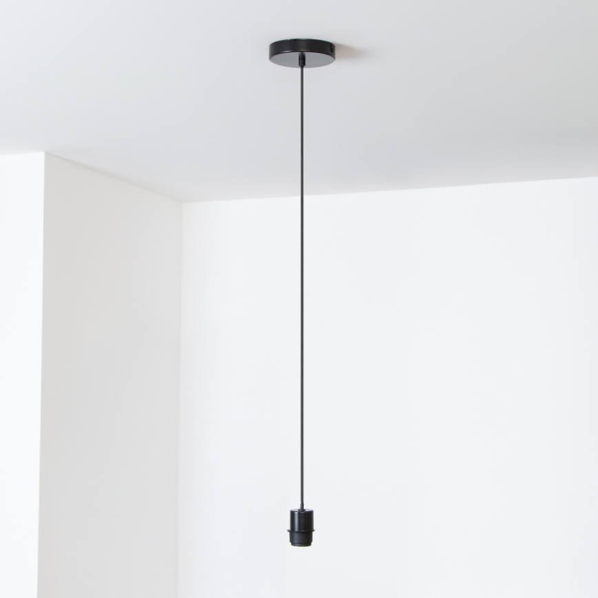 Brilagi - LED-riippuvalaisin vaijerilla CERIA WIRE 1xE27/40W/230V Ø 60 cm musta