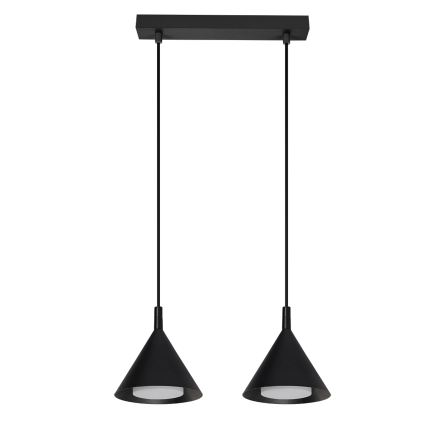 BRILAGI - LED Riippuvalaisin vaijerilla CONE DOUBLE 2xGX53/15W/230V musta