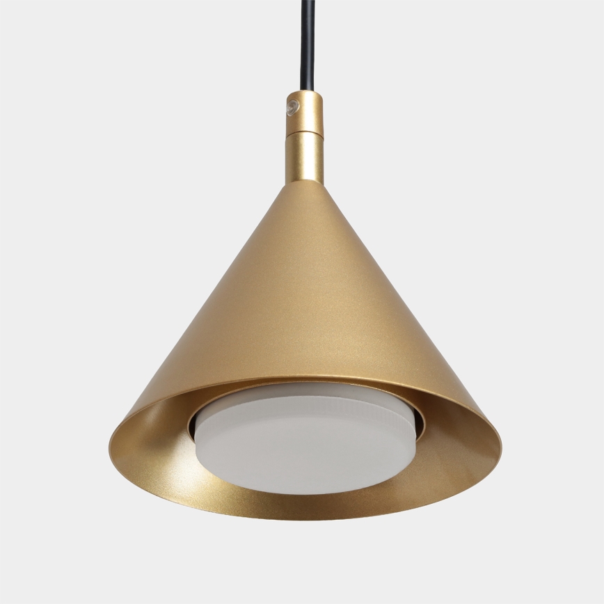 BRILAGI - LED Riippuvalaisin vaijerilla CONE SINGLE 1xGX53/15W/230V kultainen