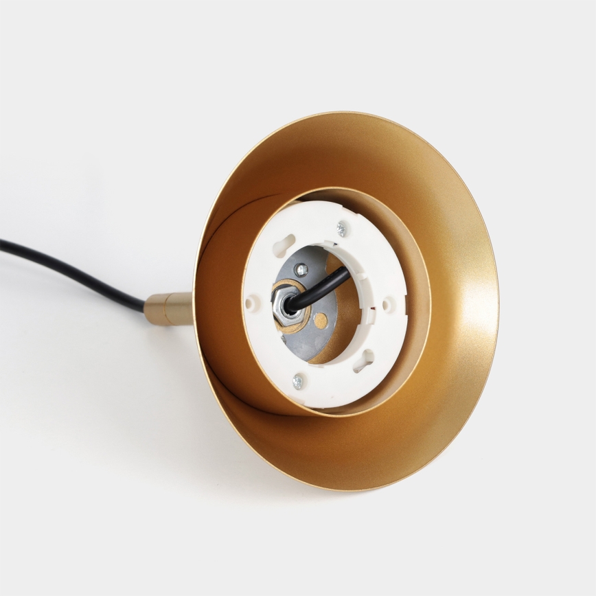 BRILAGI - LED Riippuvalaisin vaijerilla CONE SINGLE 1xGX53/15W/230V kultainen
