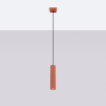 BRILAGI - LED-riippuvalaisin vaijerilla CRESTO 1xGU10/10W/230V oranssi