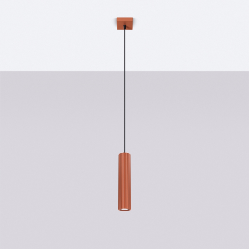 BRILAGI - LED-riippuvalaisin vaijerilla CRESTO 1xGU10/10W/230V oranssi