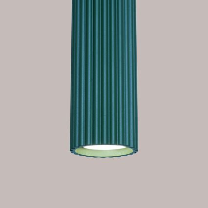 Brilagi - LED-riippuvalaisin vaijerilla CRESTO 1xGU10/10W/230V turkoosi