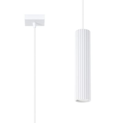 Brilagi - LED-riippuvalaisin vaijerilla CRESTO 1xGU10/10W/230V valkoinen