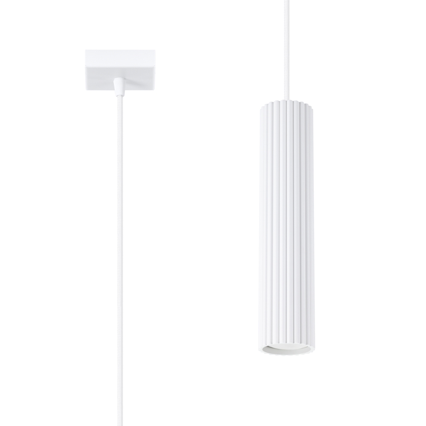 Brilagi - LED-riippuvalaisin vaijerilla CRESTO 1xGU10/10W/230V valkoinen