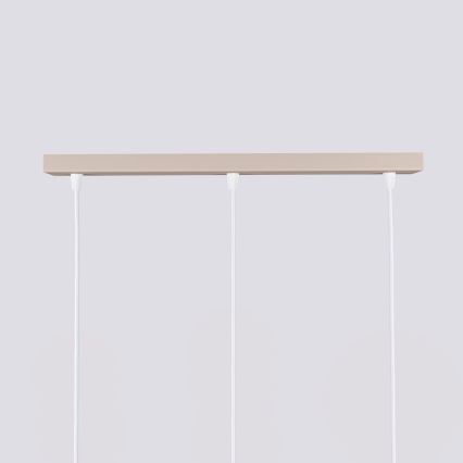 Brilagi - LED-riippuvalaisin vaijerilla CRESTO 3xGU10/10W/230V taupe