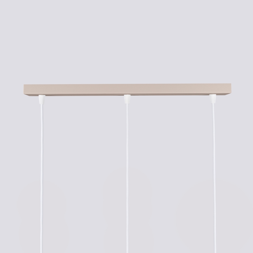 Brilagi - LED-riippuvalaisin vaijerilla CRESTO 3xGU10/10W/230V taupe