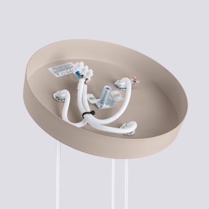 Brilagi - LED-riippuvalaisin vaijerilla CRESTO 3xGU10/10W/230V taupe