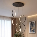 BRILAGI - LED-riippuvalaisin vaijerilla ECHO LED/80W/230V 4000K halkaisija 50 cm musta