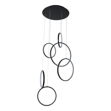 Brilagi - LED-riippuvalaisin vaijerilla ECHO LED/80W/230V 4000K halkaisija 50 cm musta