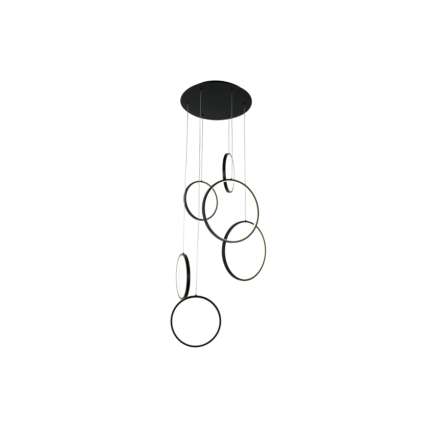 Brilagi - LED-riippuvalaisin vaijerilla ECHO LED/80W/230V 4000K halkaisija 50 cm musta