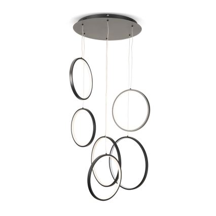 BRILAGI - LED-riippuvalaisin vaijerilla ECHO LED/80W/230V 4000K halkaisija 50 cm musta