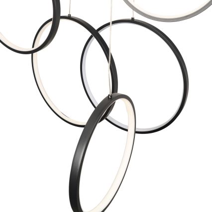 BRILAGI - LED-riippuvalaisin vaijerilla ECHO LED/80W/230V 4000K halkaisija 50 cm musta