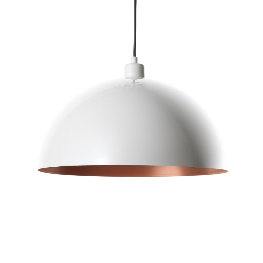 BRILAGI - LED-riippuvalaisin vaijerilla METALO 1xE27/40W/230V Ø 60 cm valkoinen/kupari