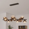 Brilagi - LED-riippuvalaisin vaijerilla MILLA 10xG9/3W/230V ruskea/savunruskea
