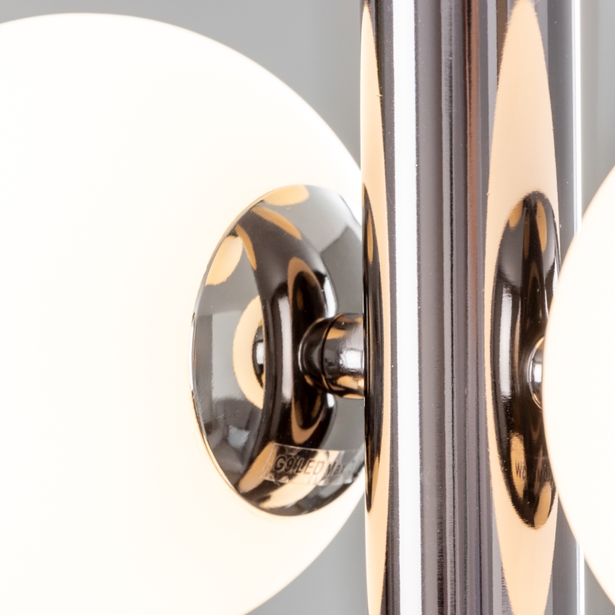 Brilagi - LED-riippuvalaisin vaijerilla MILLA 6xG9/3W/230V musta kromi/valkoinen