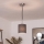 Brilagi - LED-riippuvalaisin vaijerilla NUBILA 1xE27/60W/230V halkaisija 14 cm musta/antrasiitti