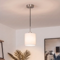 Brilagi - LED-riippuvalaisin vaijerilla NUBILA 1xE27/60W/230V halkaisija 14 cm musta/valkoinen