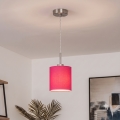 Brilagi - LED-riippuvalaisin vaijerilla NUBILA 1xE27/60W/230V halkaisija 14 cm vaaleanpunainen