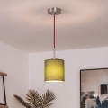 Brilagi - LED-riippuvalaisin vaijerilla NUBILA 1xE27/60W/230V Ø 14 cm punainen/vihreä