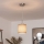 Brilagi - LED-riippuvalaisin vaijerilla NUBILA 1xE27/60W/230V ø14 cm ruskea