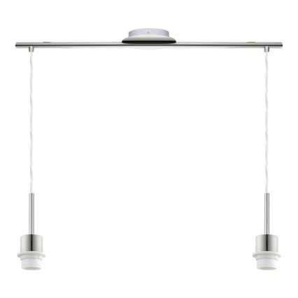 Brilagi - LED-riippuvalaisin vaijerilla NUBILA 2xE27/60W/230V ruskea